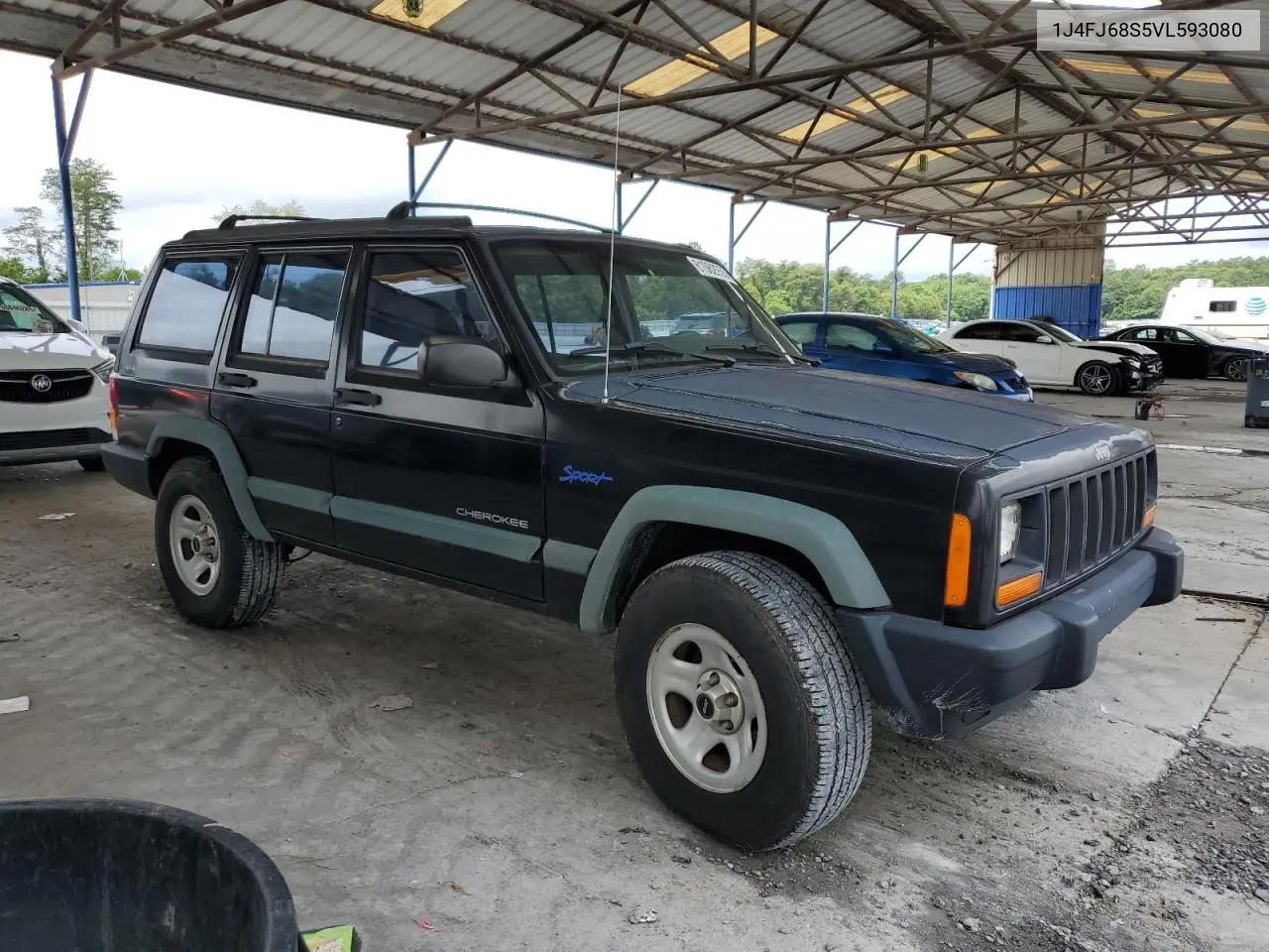 1997 Jeep Cherokee Sport VIN: 1J4FJ68S5VL593080 Lot: 61062955
