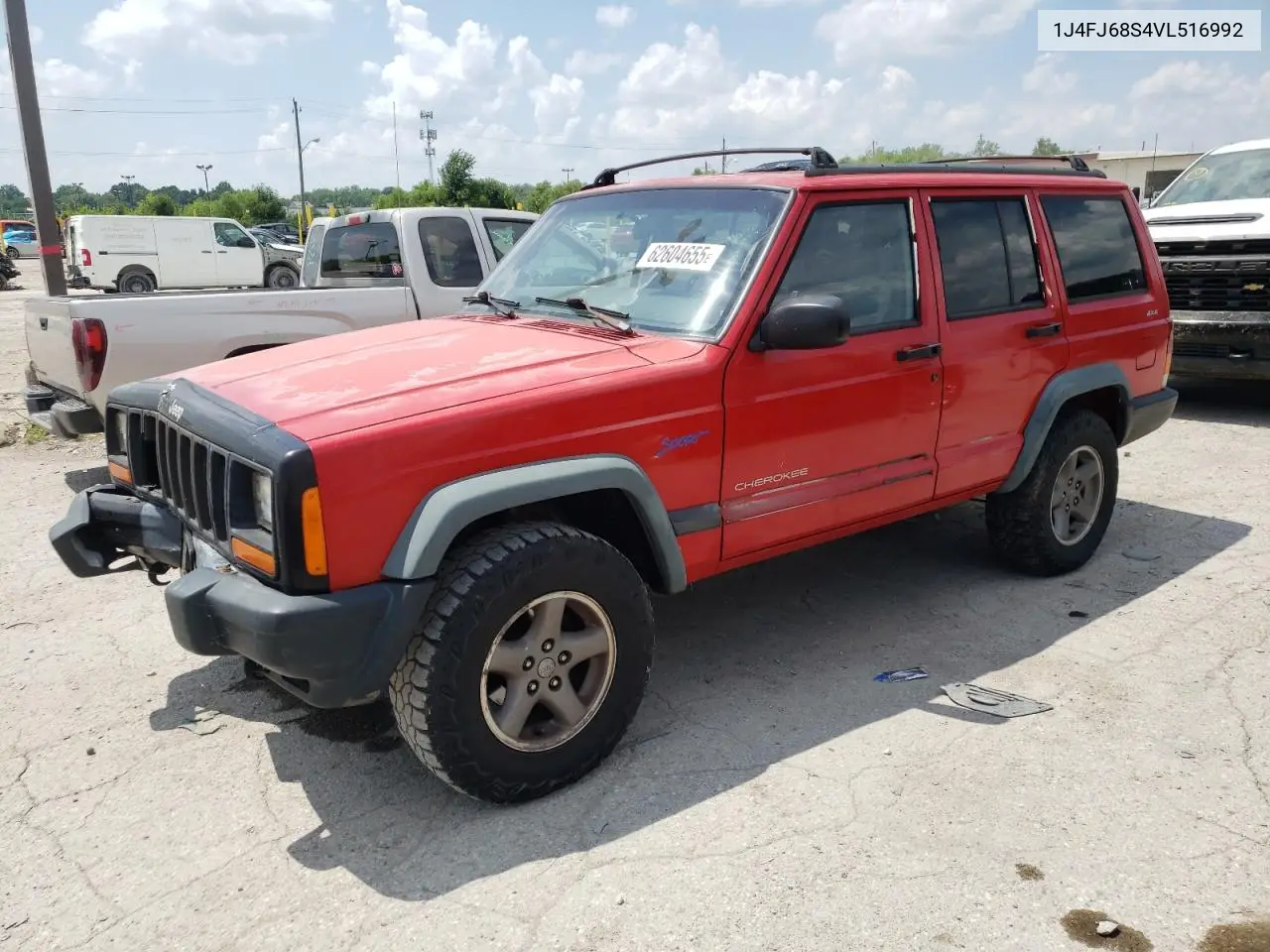 1997 Jeep Cherokee Sport VIN: 1J4FJ68S4VL516992 Lot: 62604655
