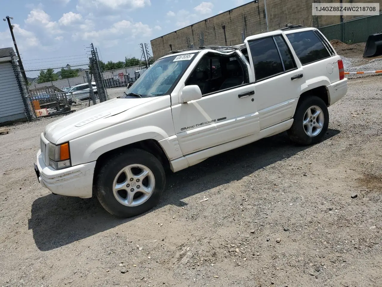 1998 Jeep Grand Cherokee Limited 5.9L VIN: 1J4GZ88Z4WC218708 Lot: 63678395
