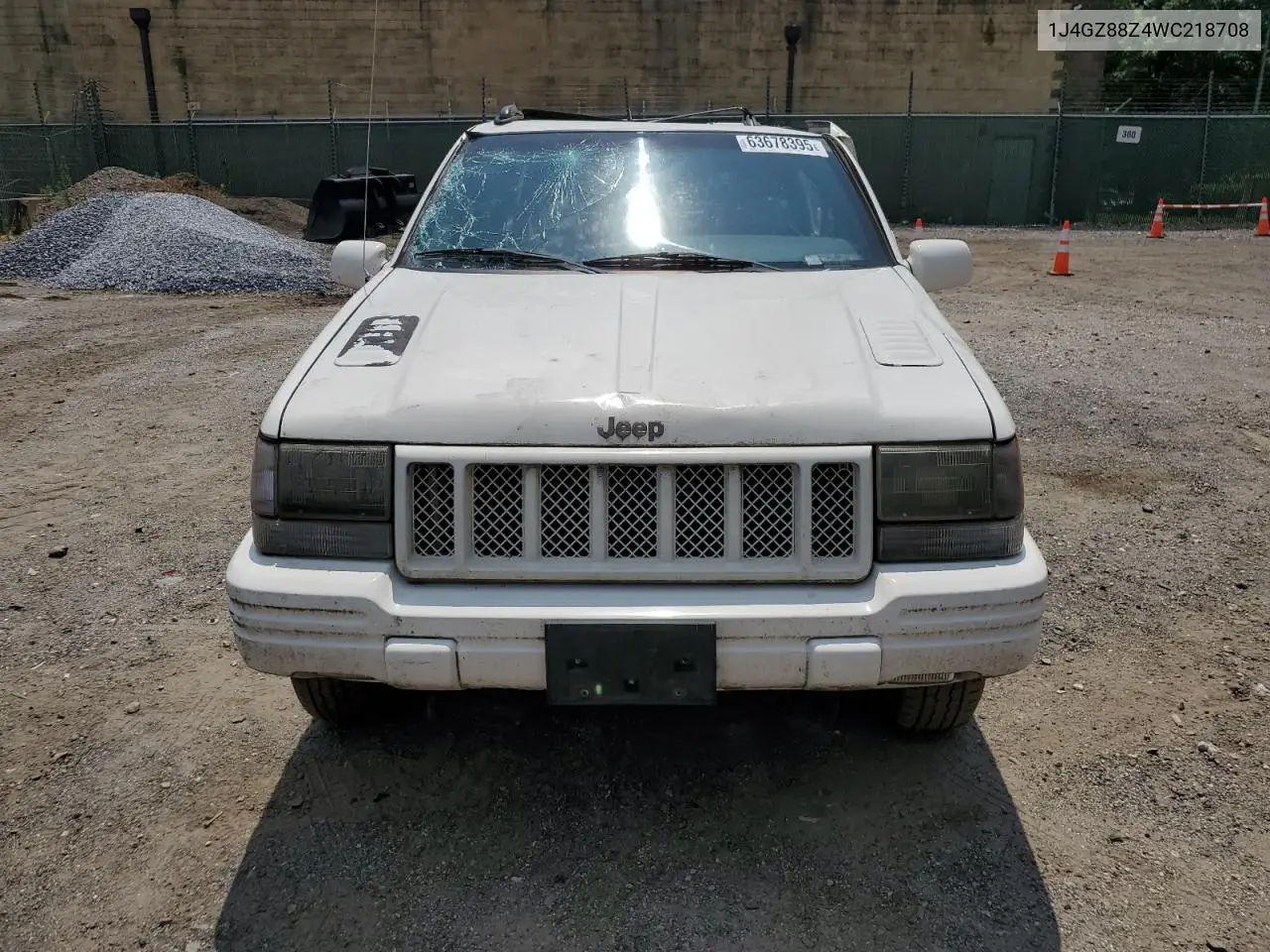 1998 Jeep Grand Cherokee Limited 5.9L VIN: 1J4GZ88Z4WC218708 Lot: 63678395