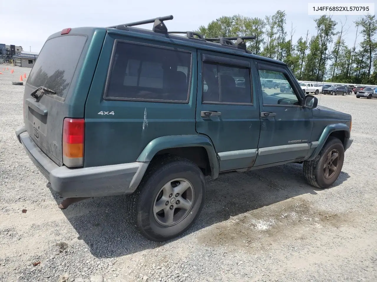 1999 Jeep Cherokee Sport VIN: 1J4FF68S2XL570795 Lot: 61860585