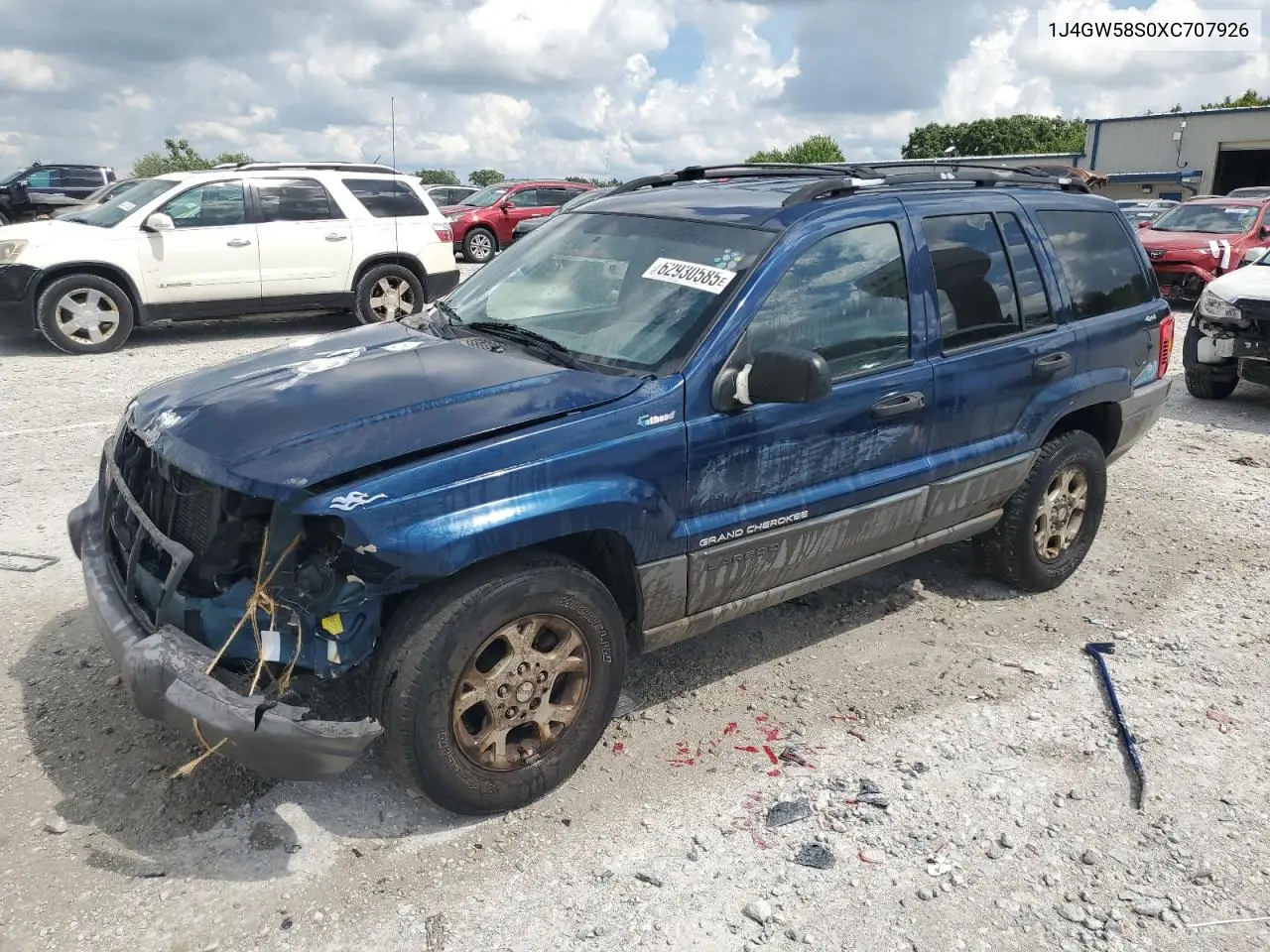 1999 Jeep Grand Cherokee Laredo VIN: 1J4GW58S0XC707926 Lot: 62930585
