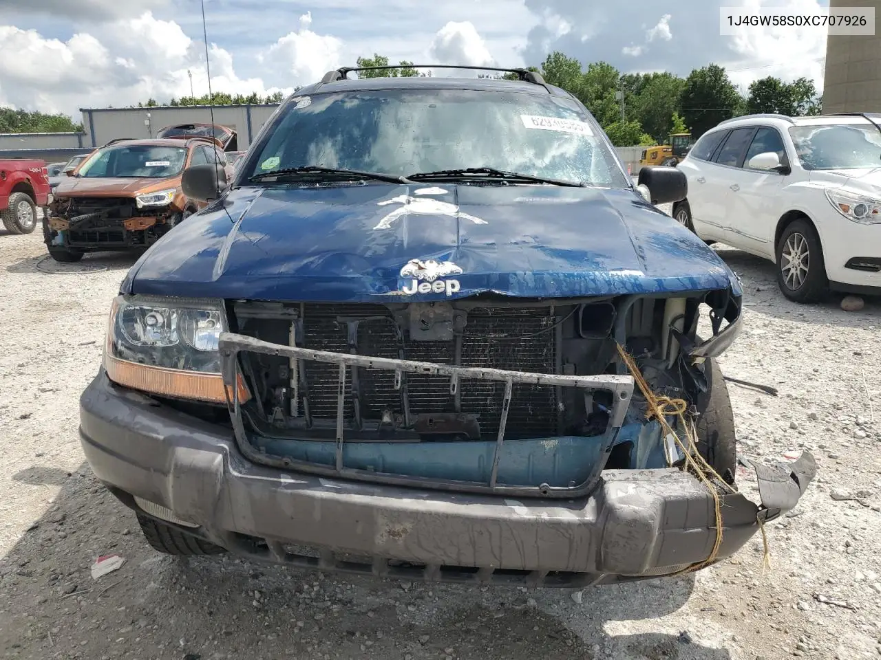 1999 Jeep Grand Cherokee Laredo VIN: 1J4GW58S0XC707926 Lot: 62930585