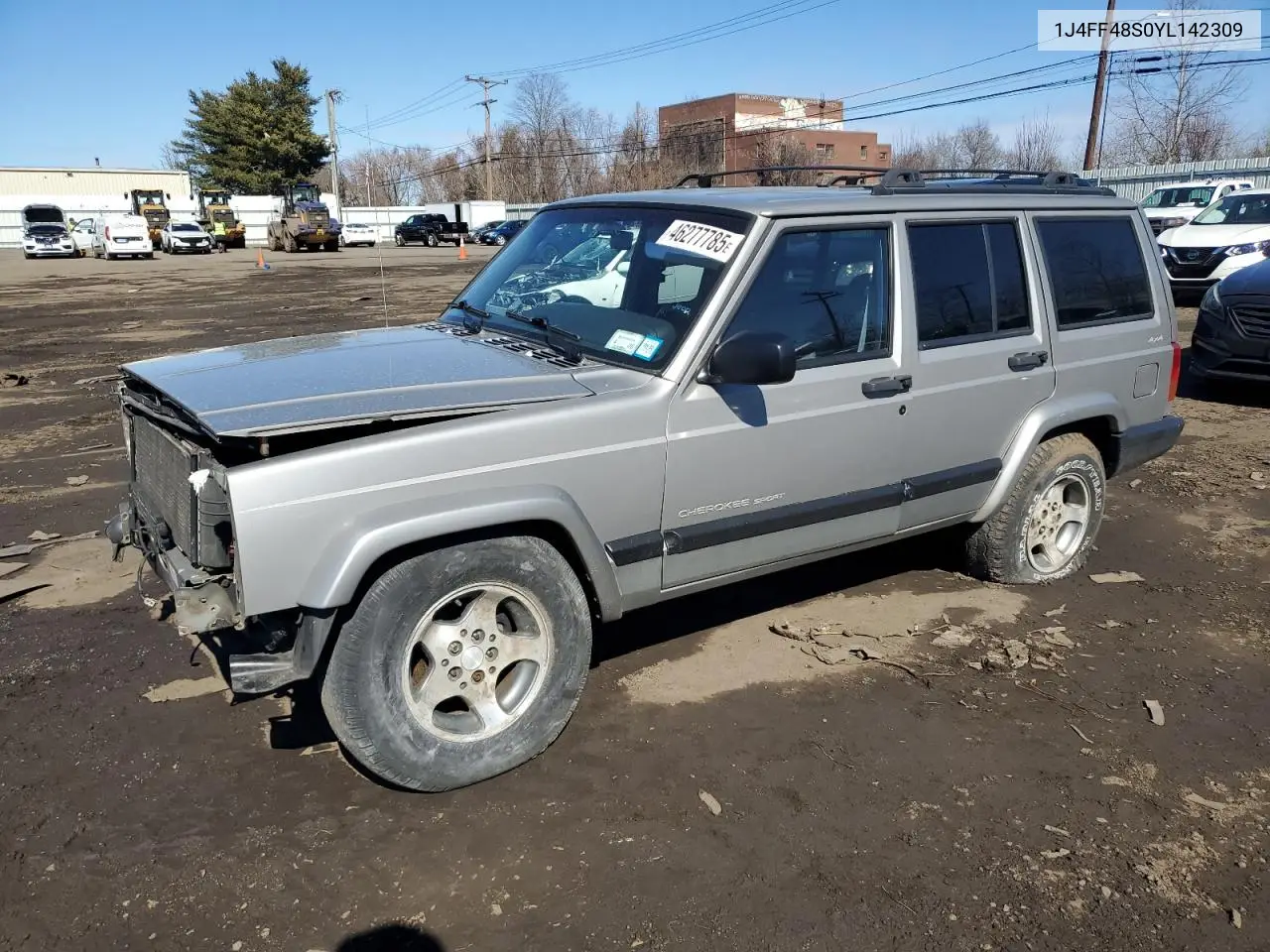2000 Jeep Cherokee Sport VIN: 1J4FF48S0YL142309 Lot: 46277785