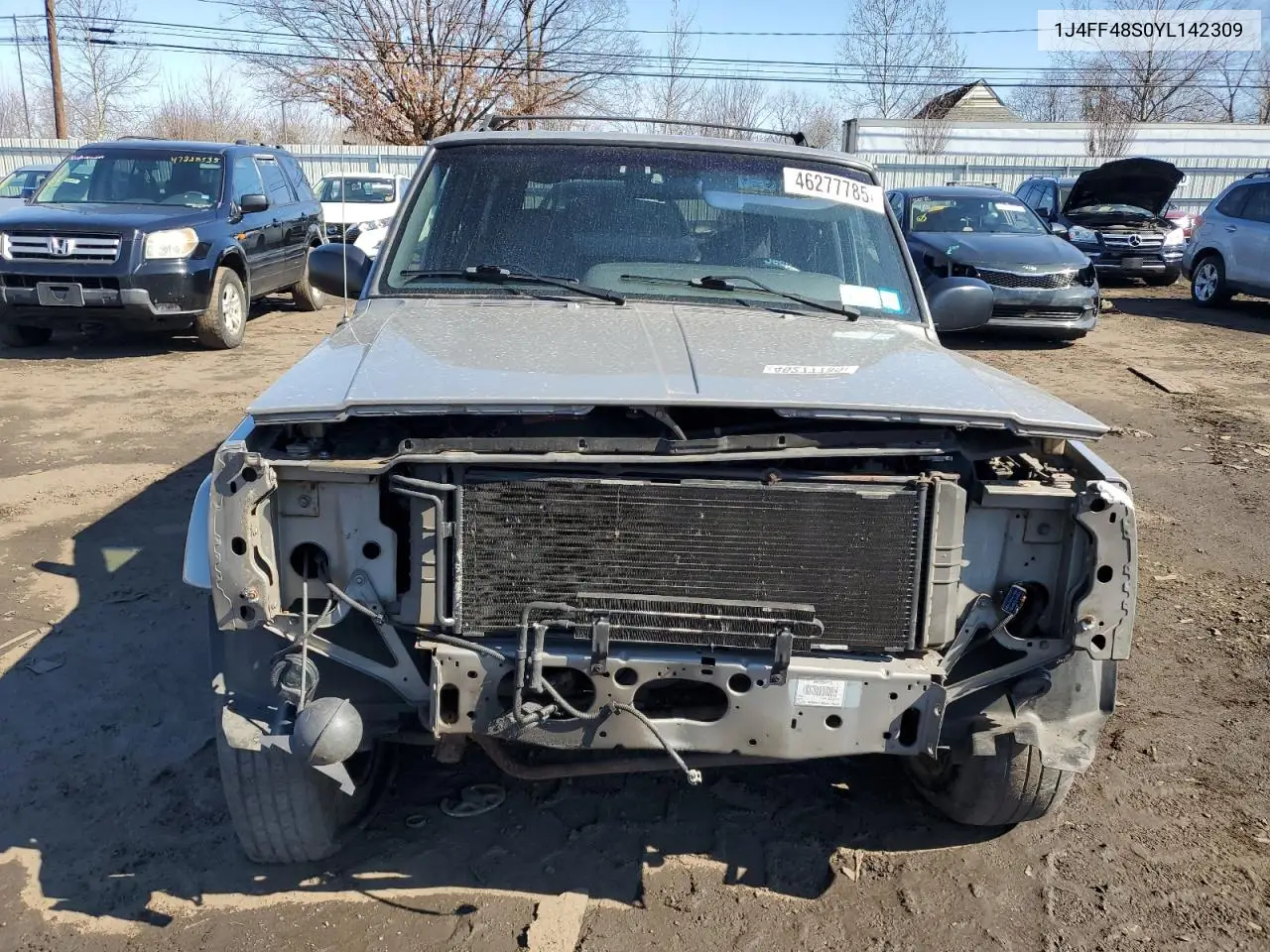 2000 Jeep Cherokee Sport VIN: 1J4FF48S0YL142309 Lot: 46277785