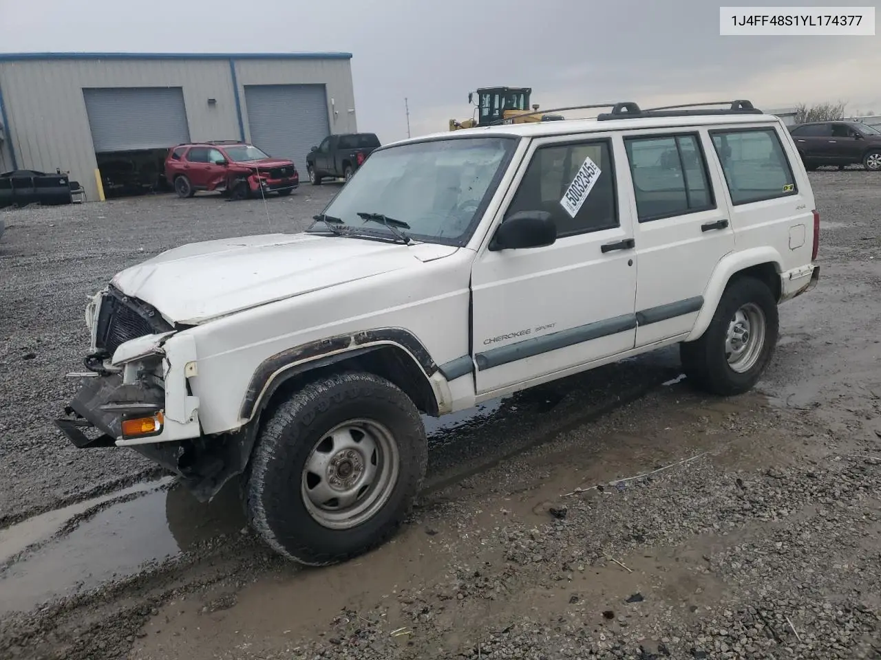 2000 Jeep Cherokee Sport VIN: 1J4FF48S1YL174377 Lot: 50032345