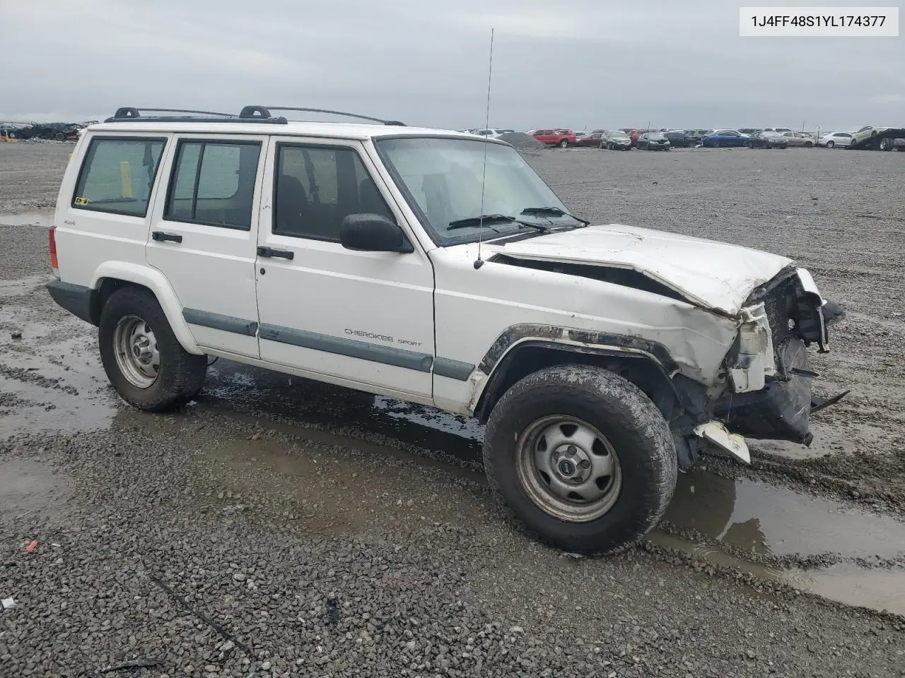2000 Jeep Cherokee Sport VIN: 1J4FF48S1YL174377 Lot: 50032345