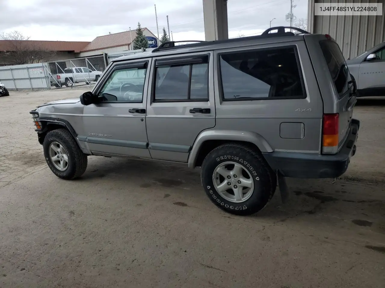 2000 Jeep Cherokee Sport VIN: 1J4FF48S1YL224808 Lot: 50600595