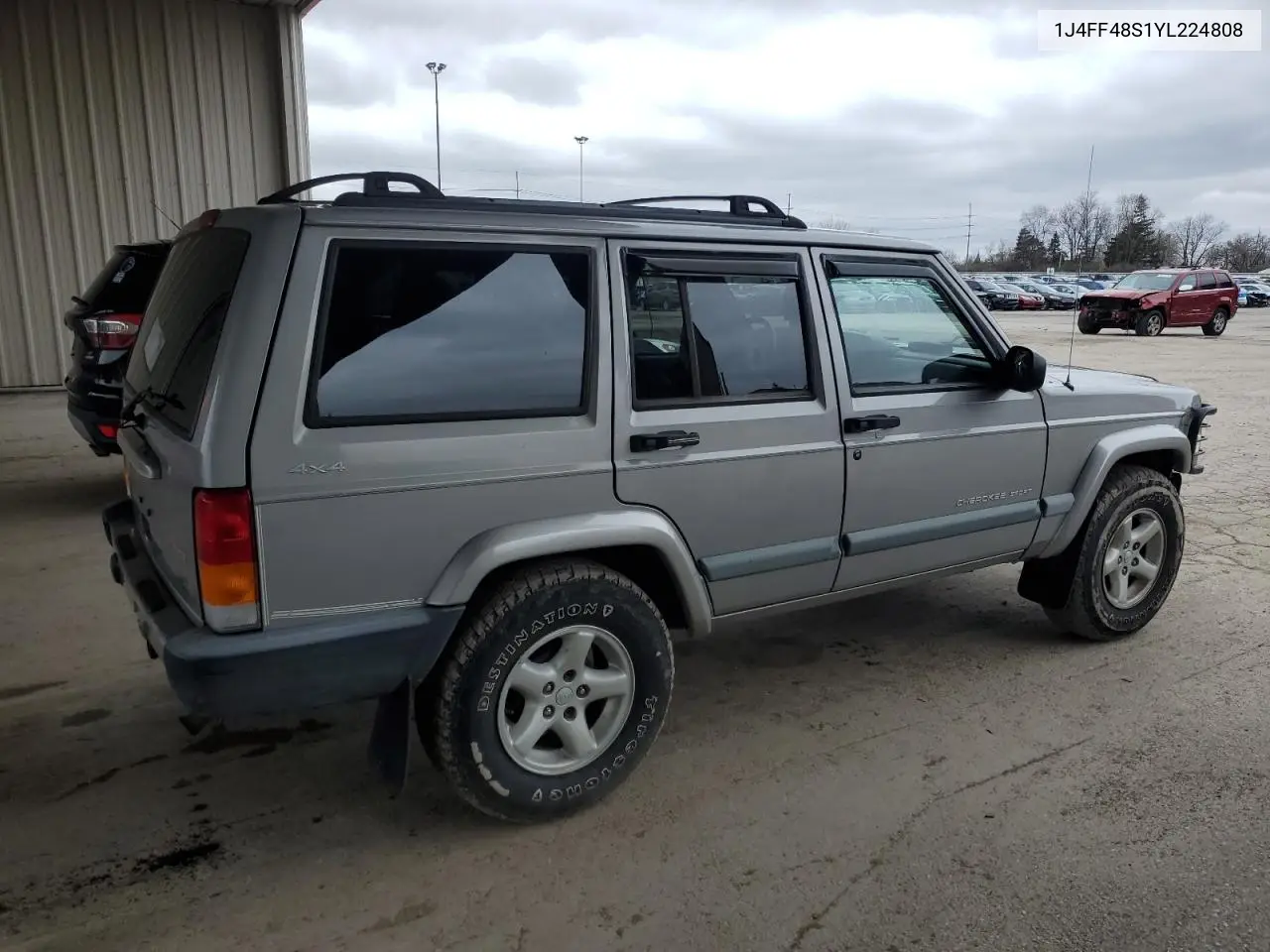 2000 Jeep Cherokee Sport VIN: 1J4FF48S1YL224808 Lot: 50600595