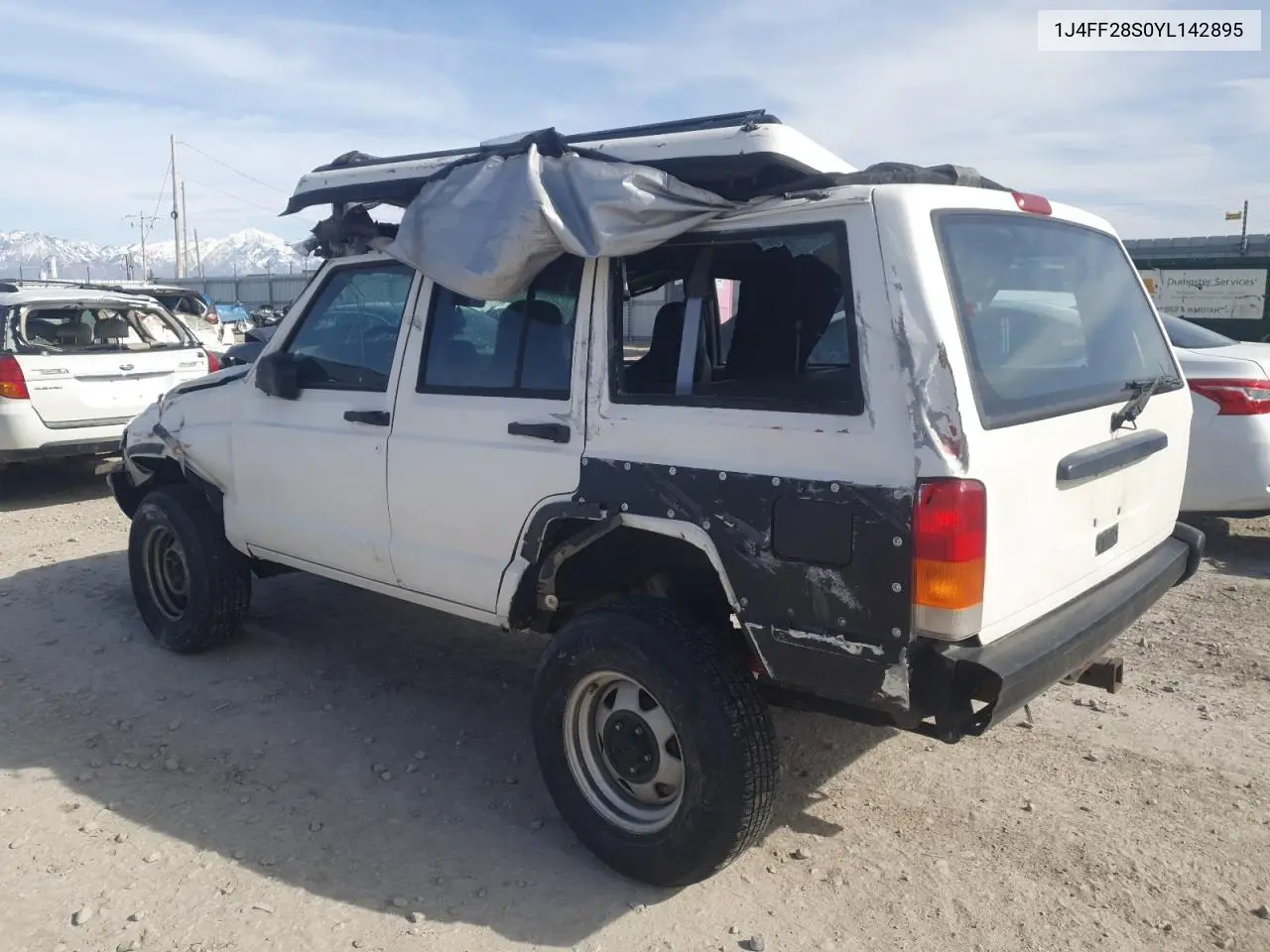 2000 Jeep Cherokee Se VIN: 1J4FF28S0YL142895 Lot: 51550485
