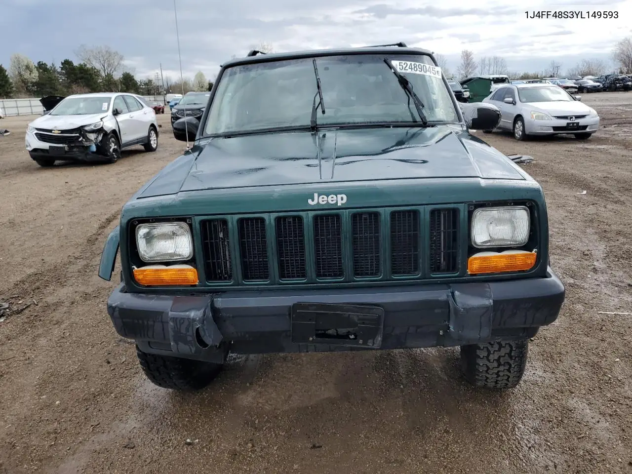 2000 Jeep Cherokee Sport VIN: 1J4FF48S3YL149593 Lot: 52489045