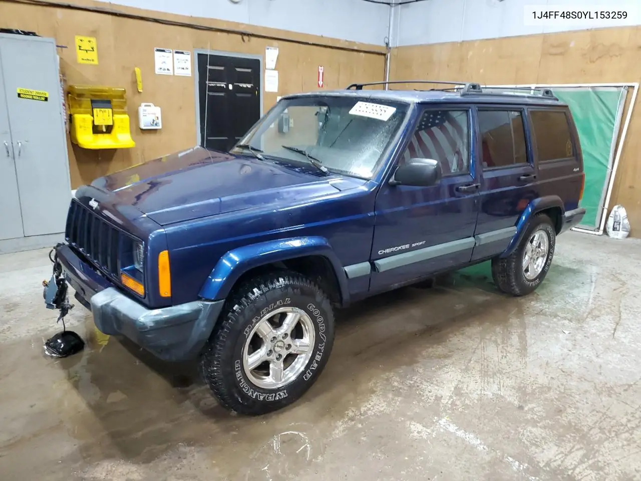 2000 Jeep Cherokee Sport VIN: 1J4FF48S0YL153259 Lot: 52509955