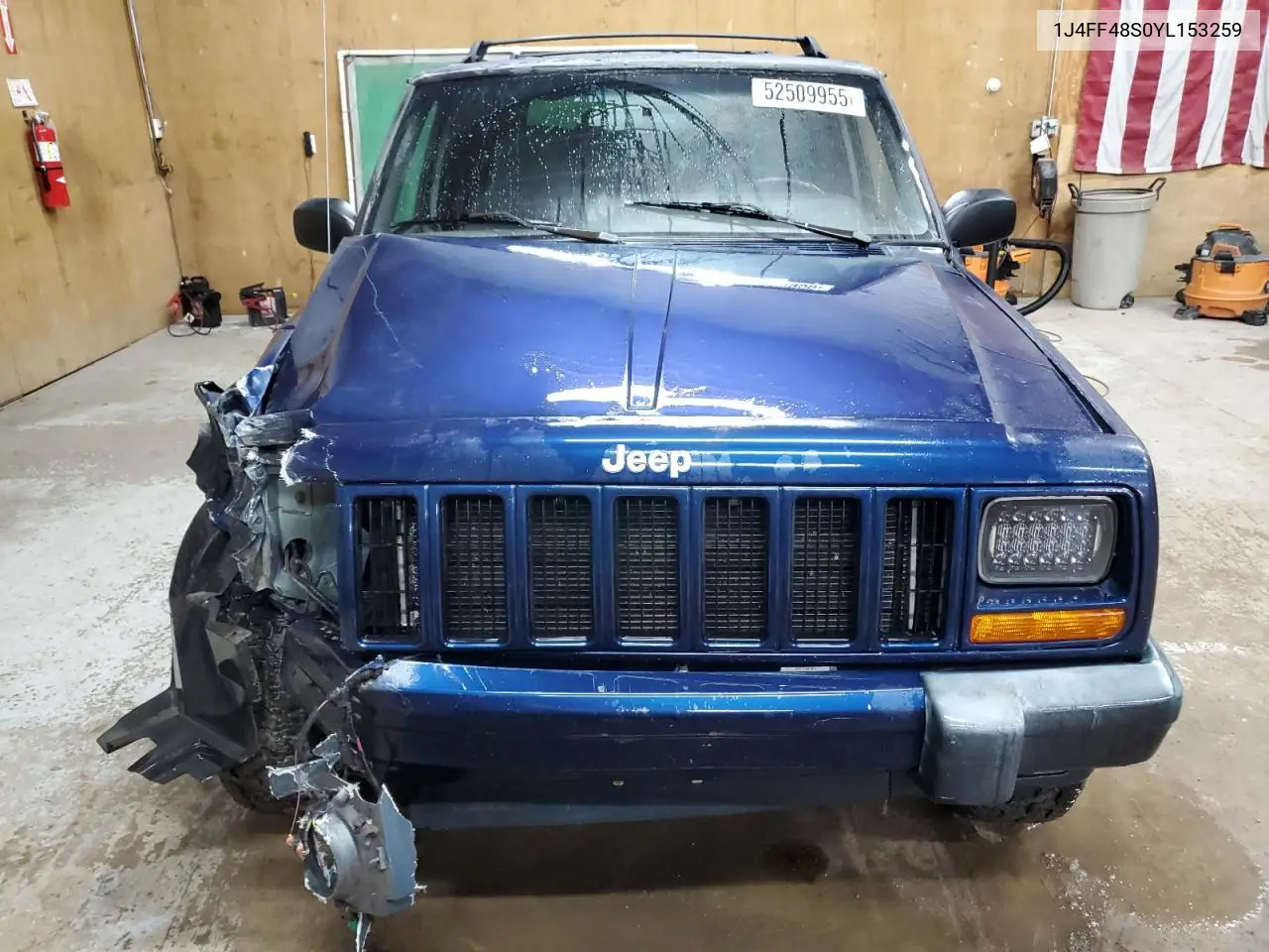 2000 Jeep Cherokee Sport VIN: 1J4FF48S0YL153259 Lot: 52509955