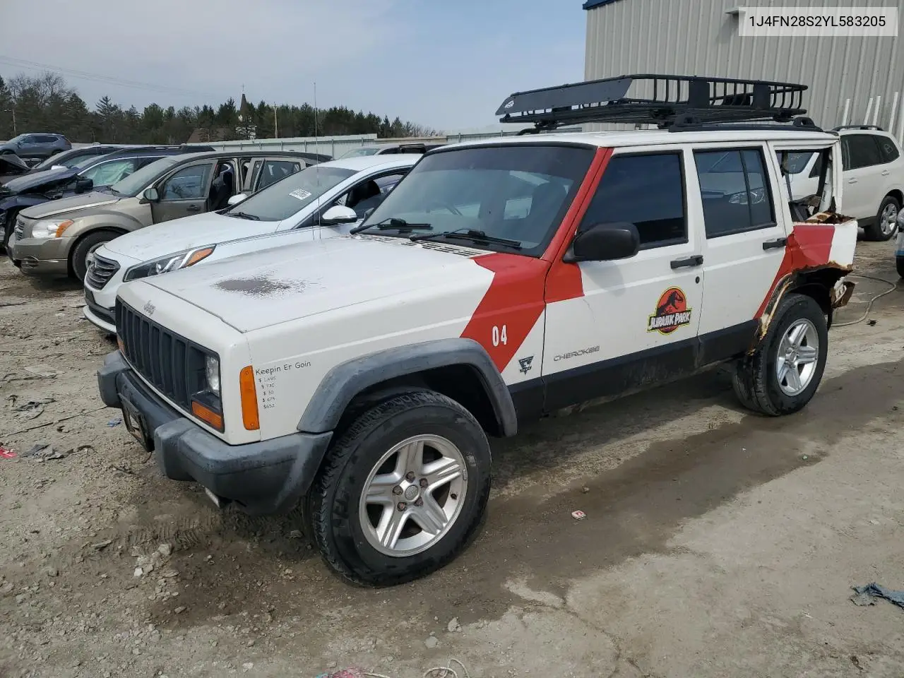2000 Jeep Cherokee Se VIN: 1J4FN28S2YL583205 Lot: 52955855