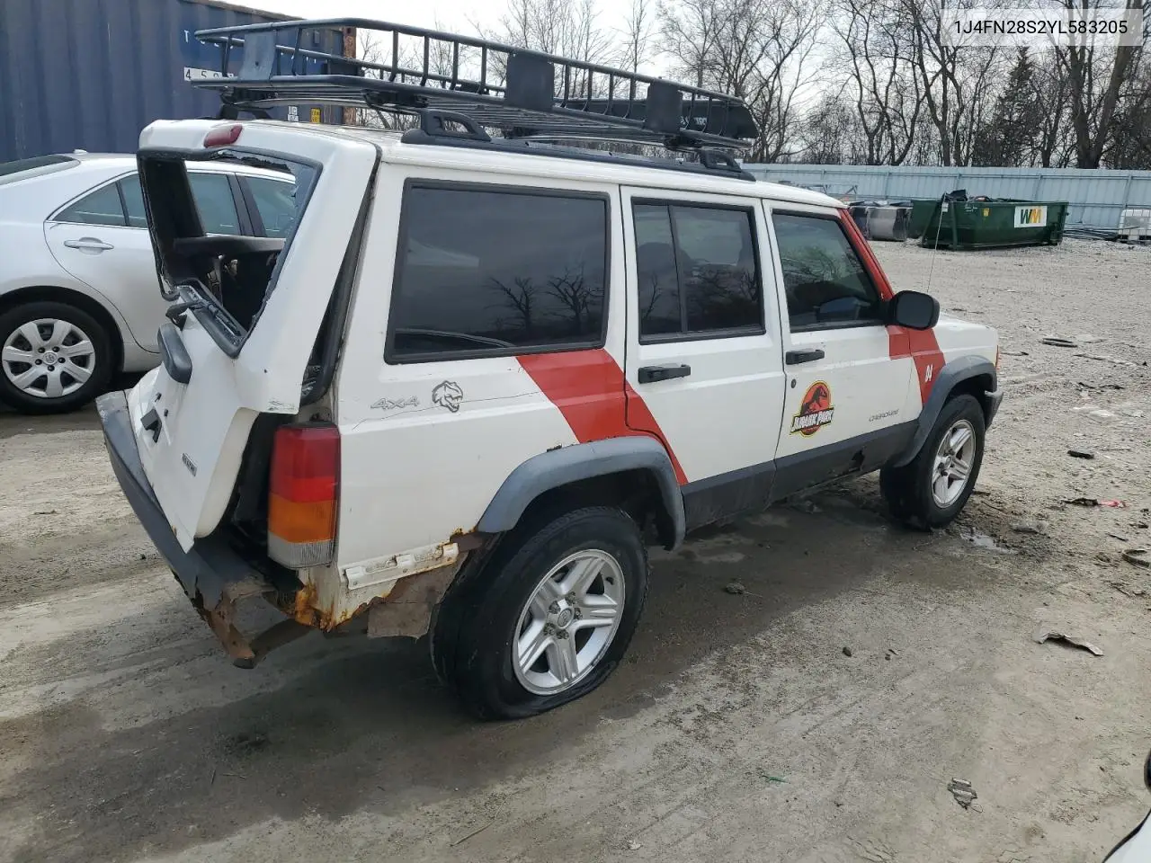 2000 Jeep Cherokee Se VIN: 1J4FN28S2YL583205 Lot: 52955855