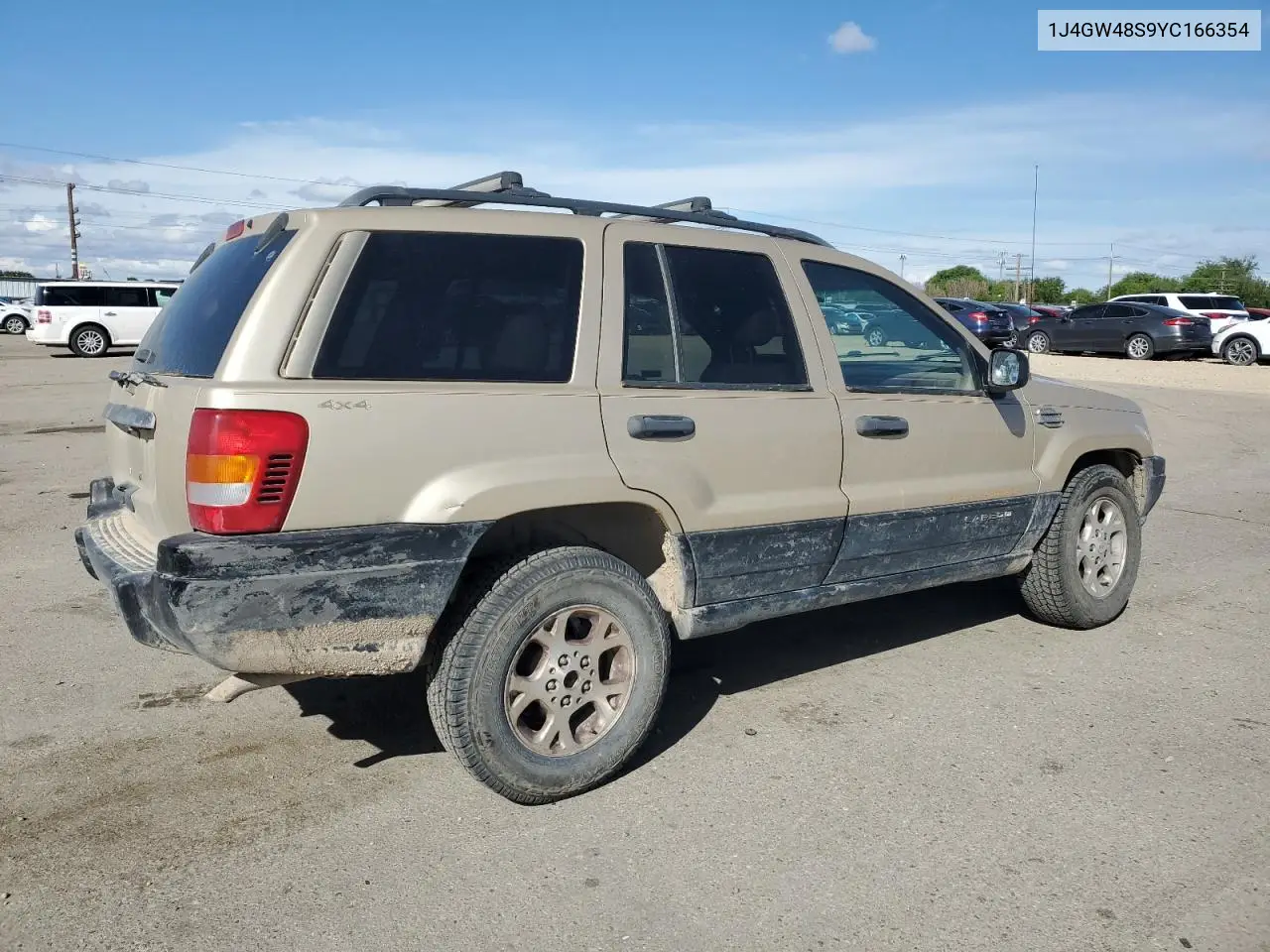 2000 Jeep Grand Cherokee Laredo VIN: 1J4GW48S9YC166354 Lot: 56706075