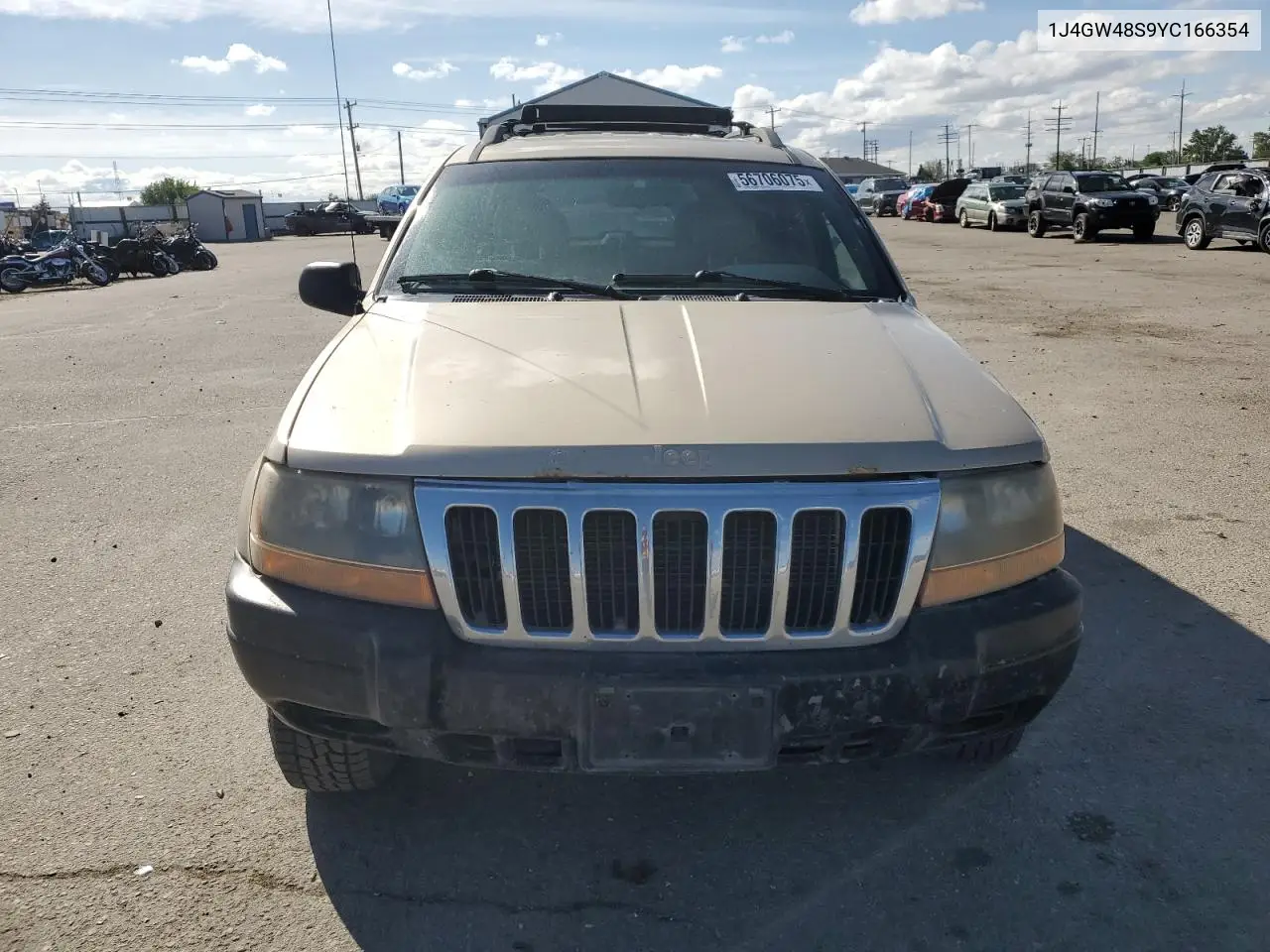 2000 Jeep Grand Cherokee Laredo VIN: 1J4GW48S9YC166354 Lot: 56706075