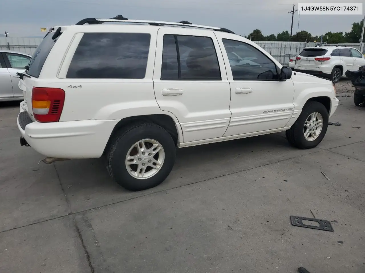 2000 Jeep Grand Cherokee Limited VIN: 1J4GW58N5YC174371 Lot: 60941615