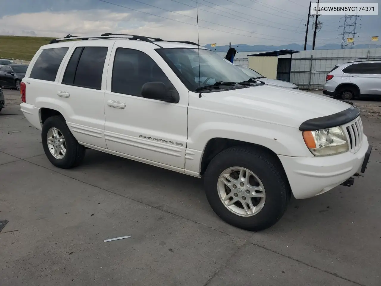2000 Jeep Grand Cherokee Limited VIN: 1J4GW58N5YC174371 Lot: 60941615