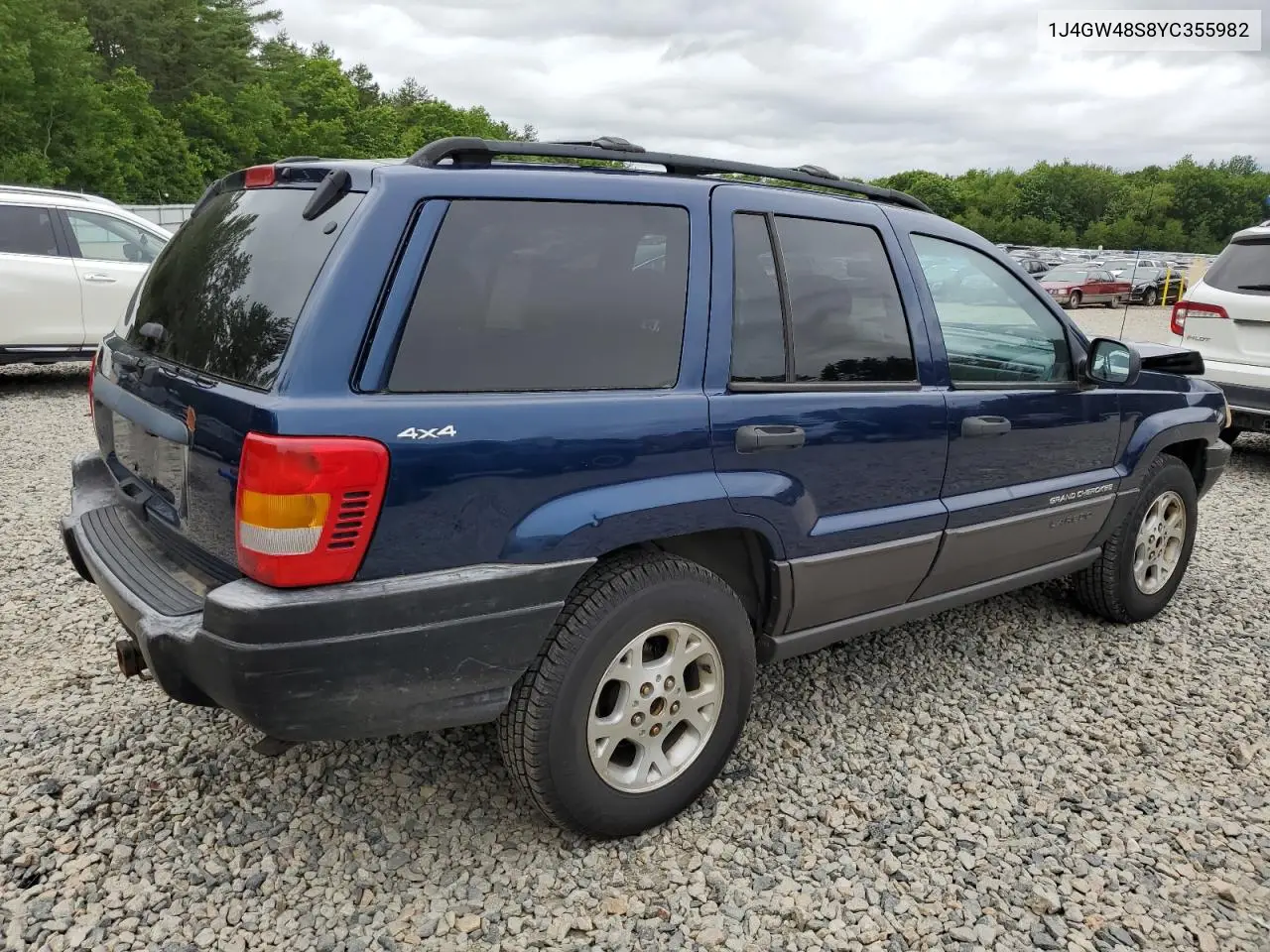 2000 Jeep Grand Cherokee Laredo VIN: 1J4GW48S8YC355982 Lot: 61411875