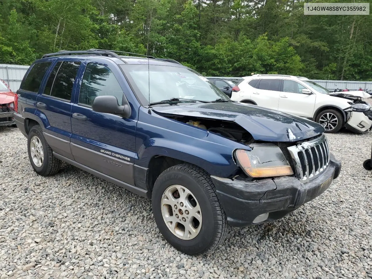 2000 Jeep Grand Cherokee Laredo VIN: 1J4GW48S8YC355982 Lot: 61411875