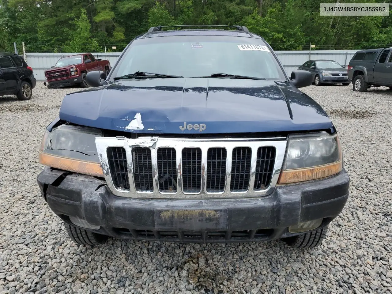 2000 Jeep Grand Cherokee Laredo VIN: 1J4GW48S8YC355982 Lot: 61411875