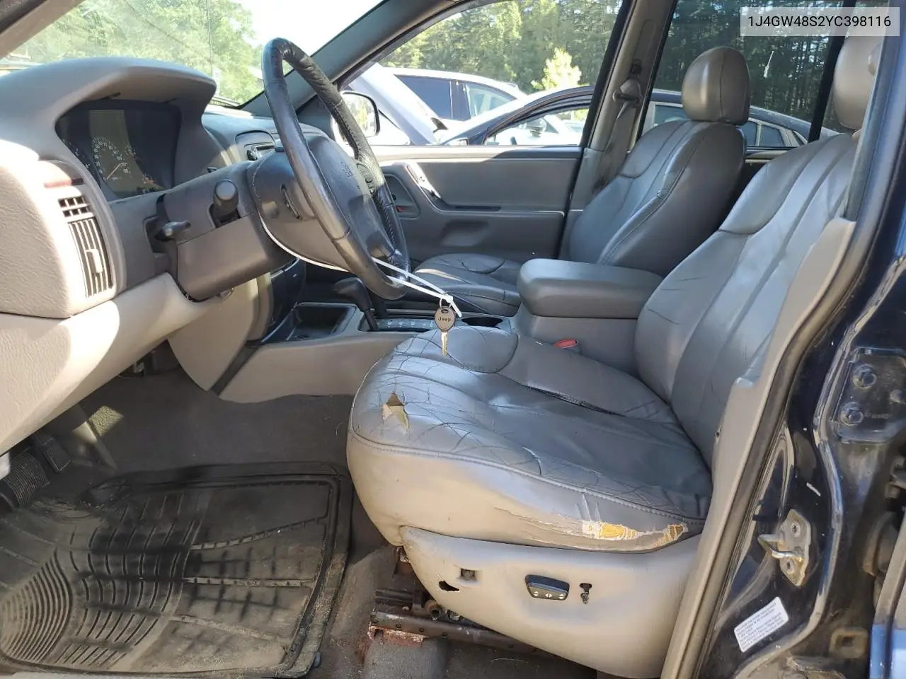 2000 Jeep Grand Cherokee Laredo VIN: 1J4GW48S2YC398116 Lot: 61828385