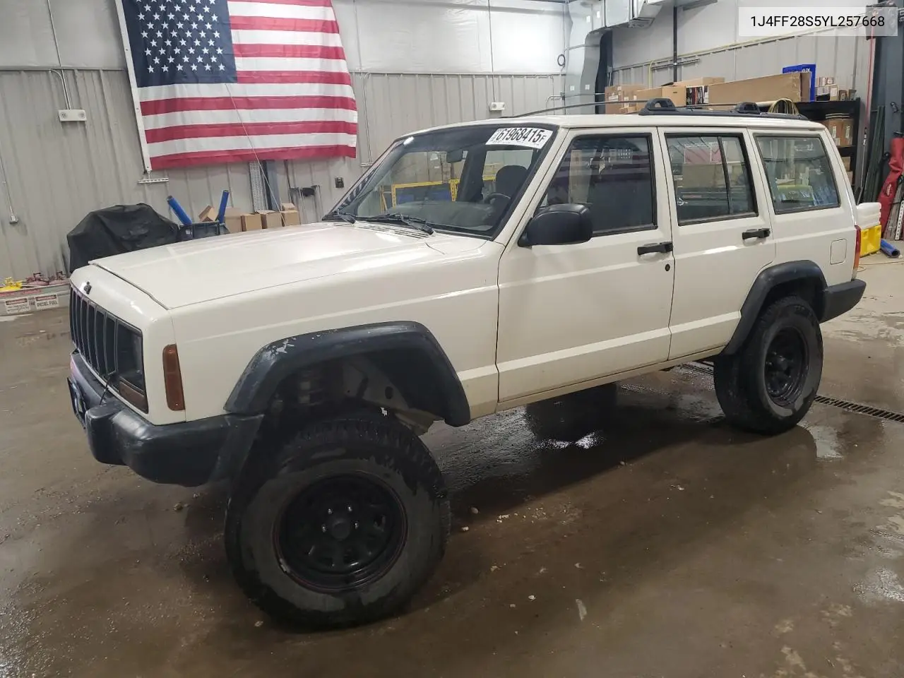 2000 Jeep Cherokee Se VIN: 1J4FF28S5YL257668 Lot: 61968415