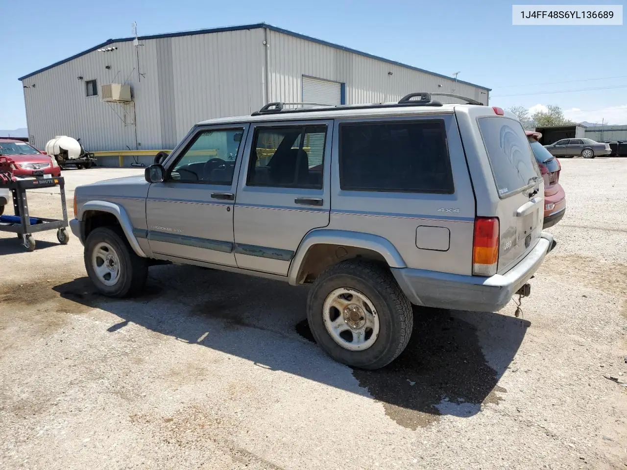 2000 Jeep Cherokee Sport VIN: 1J4FF48S6YL136689 Lot: 62316245
