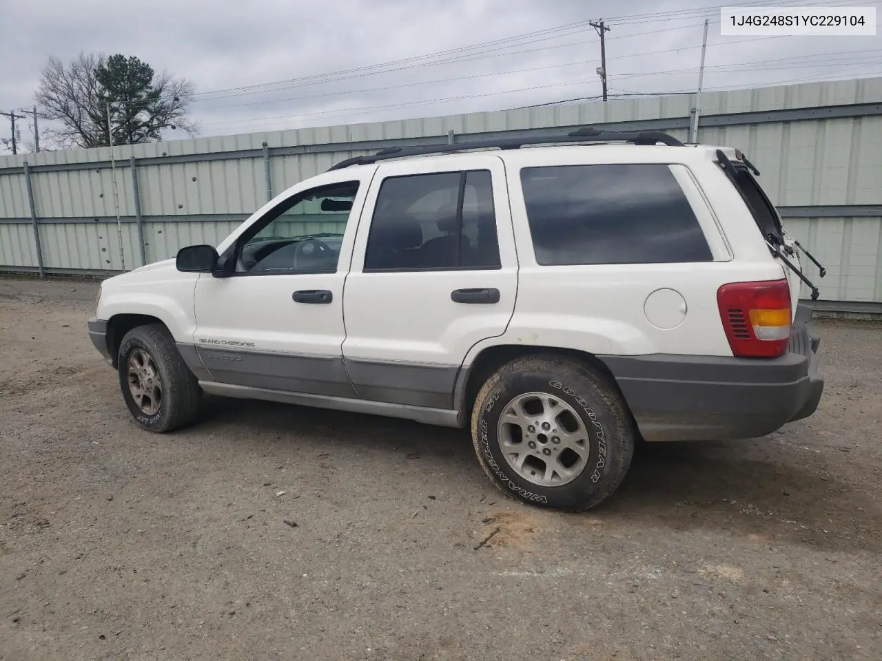 1j4g248s1yc229104 1J4G248S1YC229104 2000 Jeep Grand Cherokee Laredo