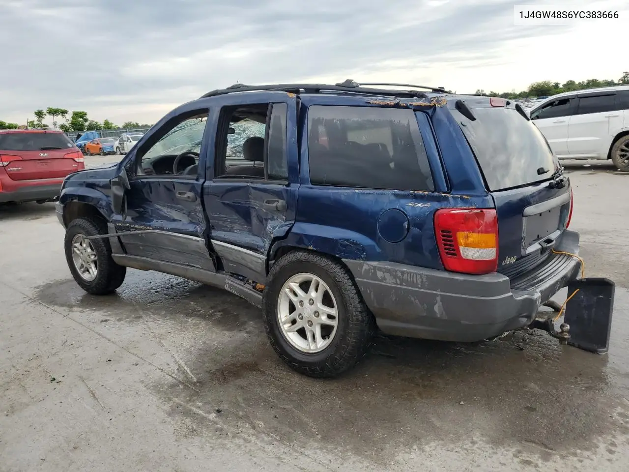 2000 Jeep Grand Cherokee Laredo VIN: 1J4GW48S6YC383666 Lot: 63004295