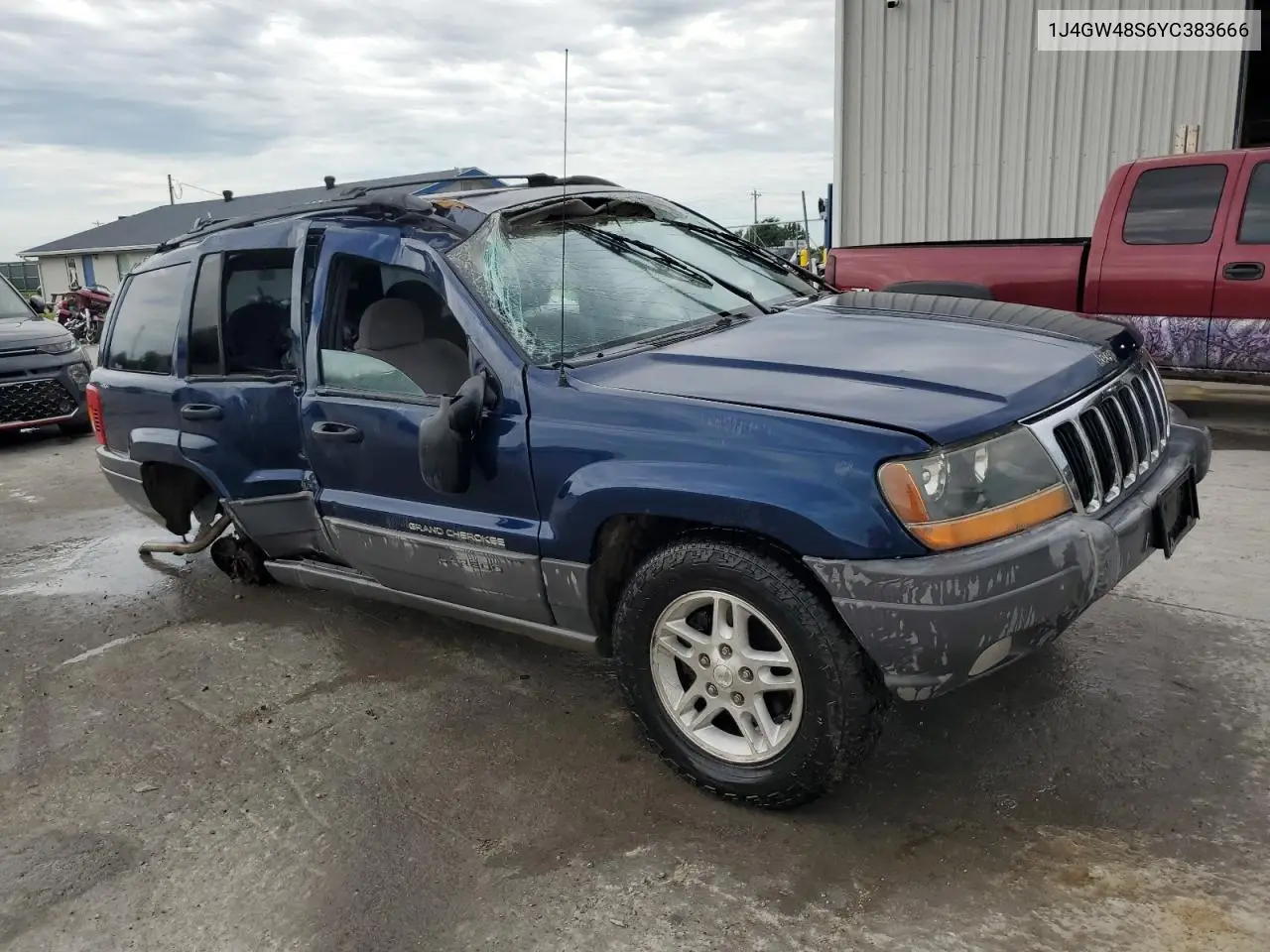 2000 Jeep Grand Cherokee Laredo VIN: 1J4GW48S6YC383666 Lot: 63004295