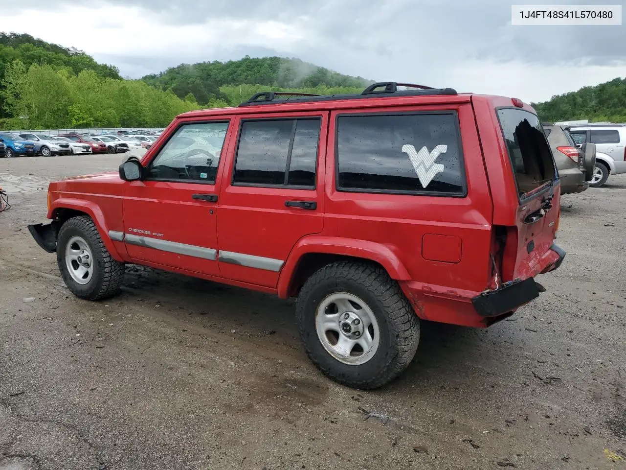 2001 Jeep Cherokee Sport VIN: 1J4FT48S41L570480 Lot: 56123925