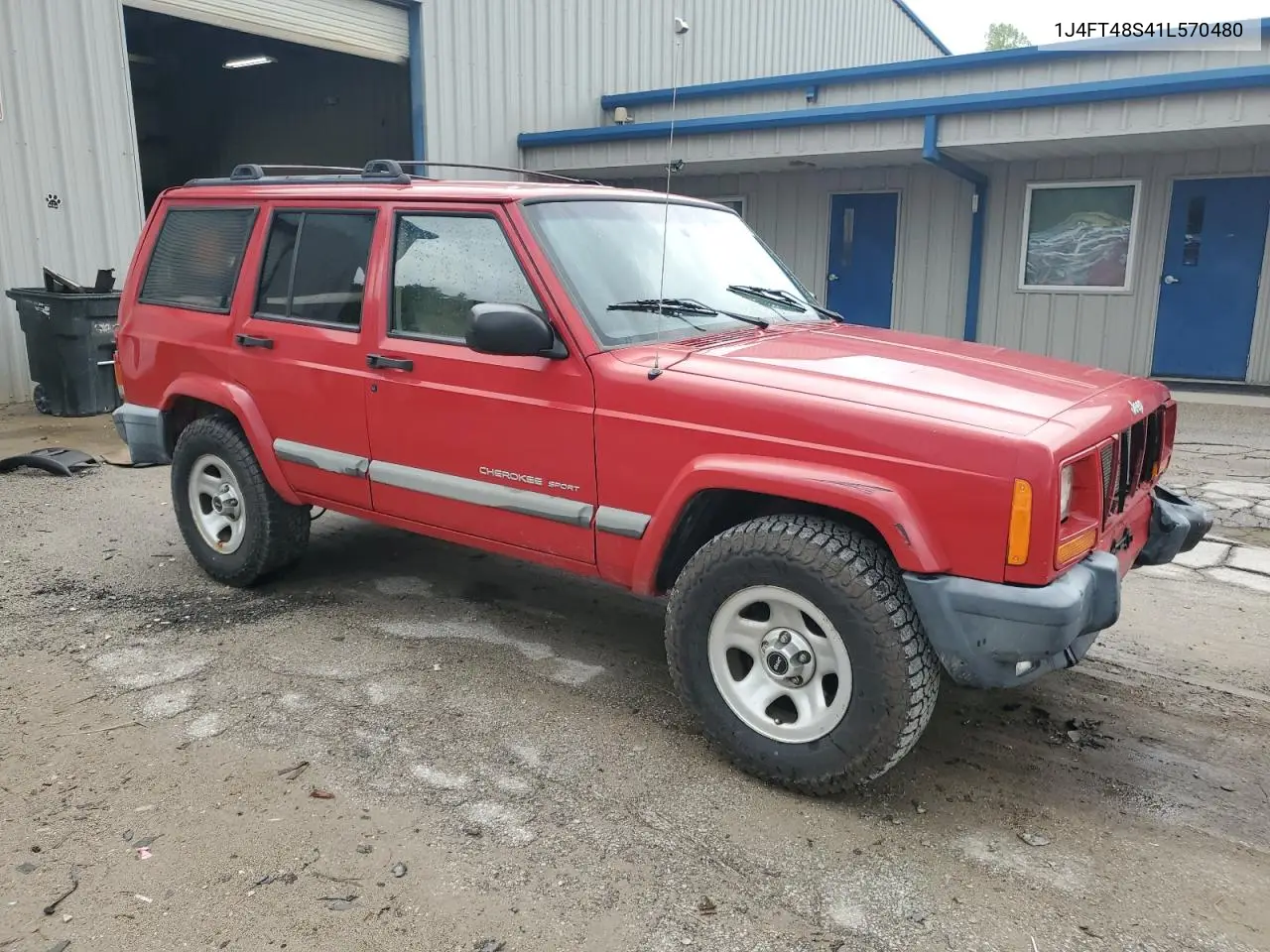 2001 Jeep Cherokee Sport VIN: 1J4FT48S41L570480 Lot: 56123925