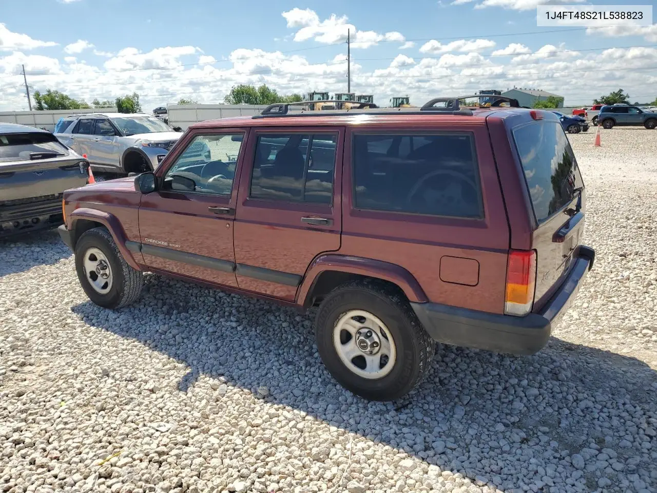 2001 Jeep Cherokee Sport VIN: 1J4FT48S21L538823 Lot: 56385885