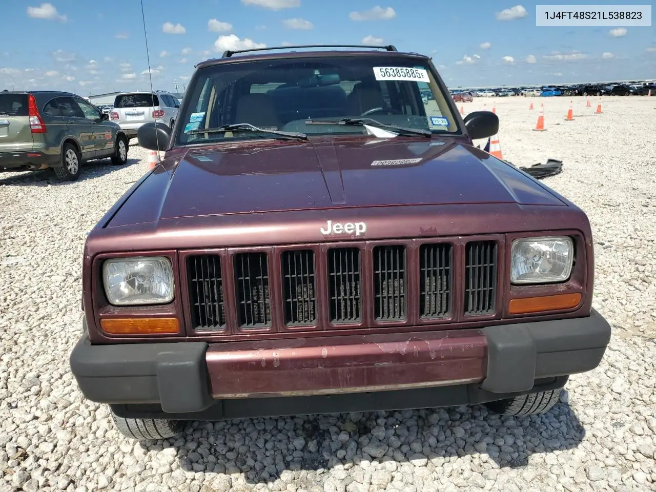 2001 Jeep Cherokee Sport VIN: 1J4FT48S21L538823 Lot: 56385885