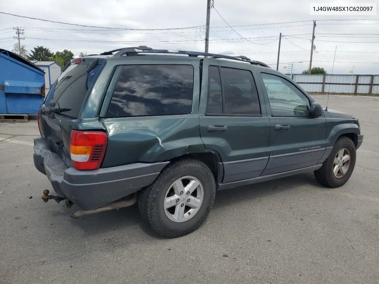 2001 Jeep Grand Cherokee Laredo VIN: 1J4GW48SX1C620097 Lot: 56902055