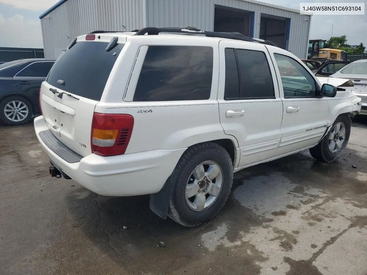 2001 Jeep Grand Cherokee Limited VIN: 1J4GW58N51C693104 Lot: 60094675