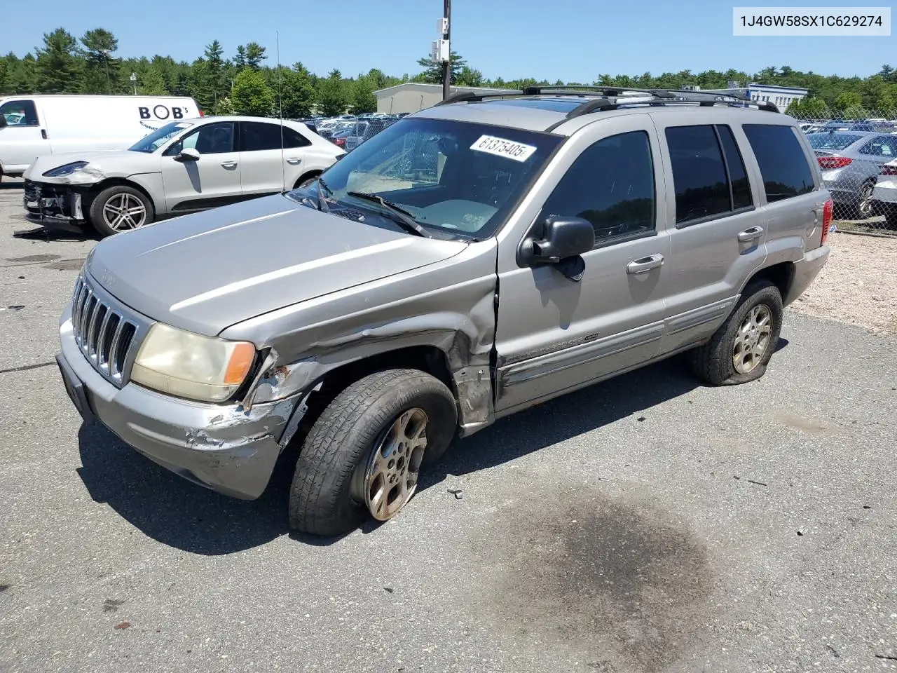 2001 Jeep Grand Cherokee Limited VIN: 1J4GW58SX1C629274 Lot: 61375405