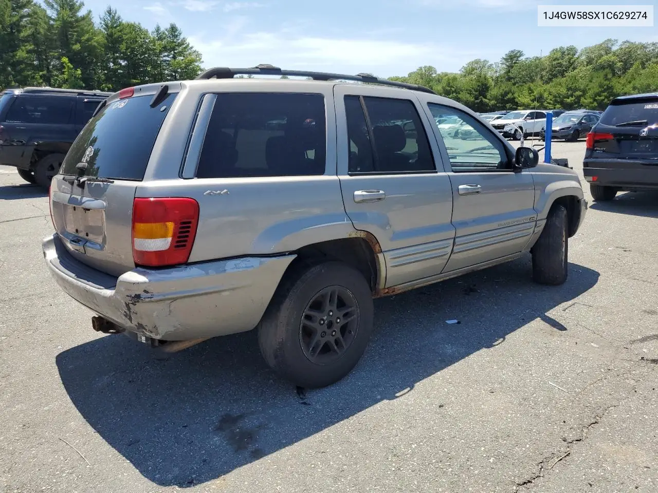 2001 Jeep Grand Cherokee Limited VIN: 1J4GW58SX1C629274 Lot: 61375405