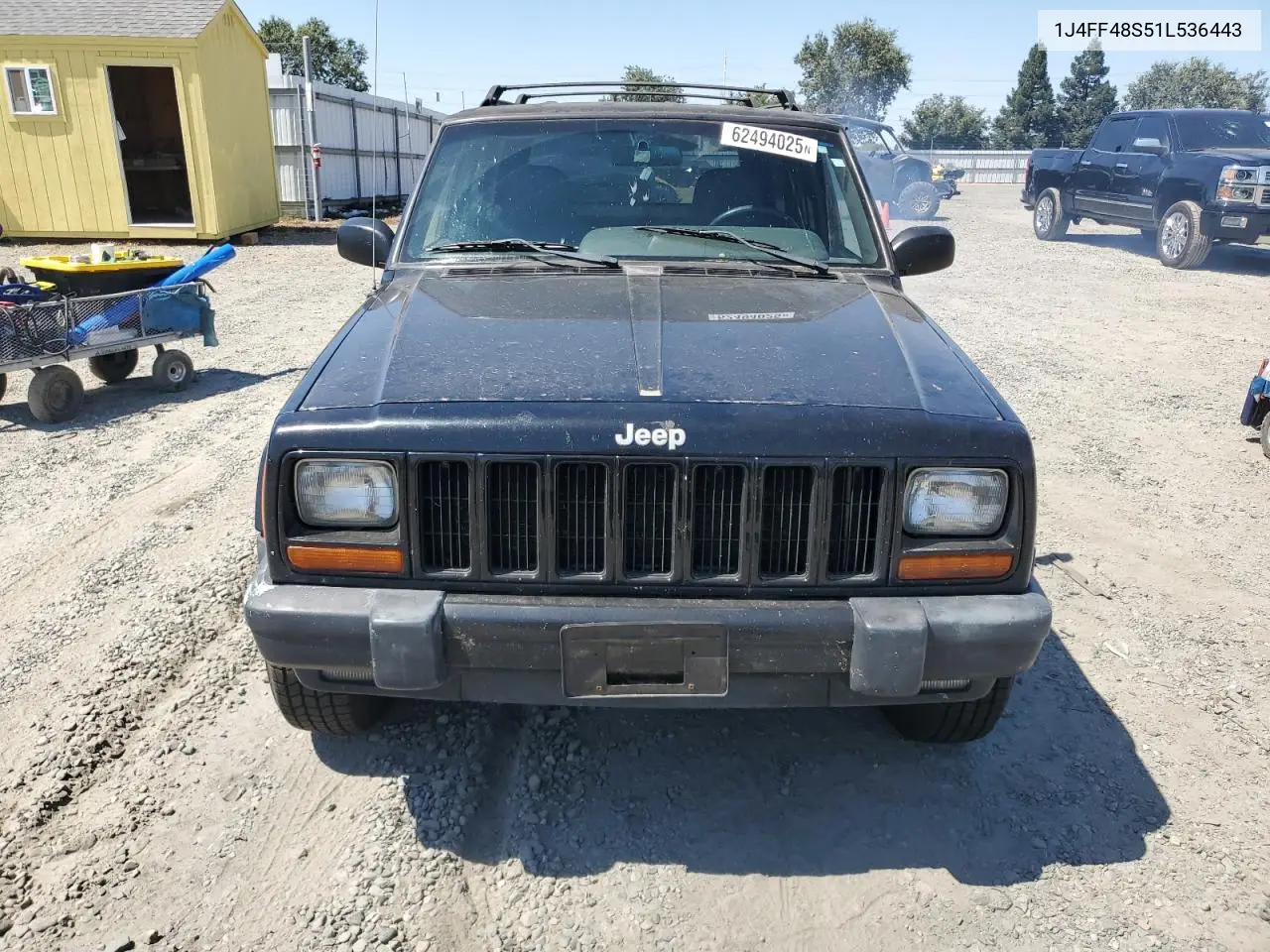 2001 Jeep Cherokee Sport VIN: 1J4FF48S51L536443 Lot: 62494025