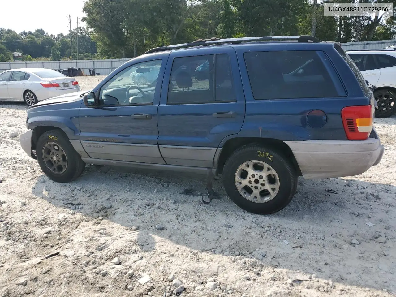 2001 Jeep Grand Cherokee Laredo VIN: 1J4GX48S11C729366 Lot: 62524565