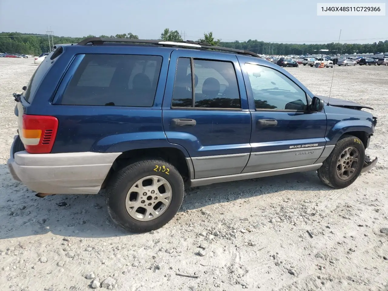 2001 Jeep Grand Cherokee Laredo VIN: 1J4GX48S11C729366 Lot: 62524565