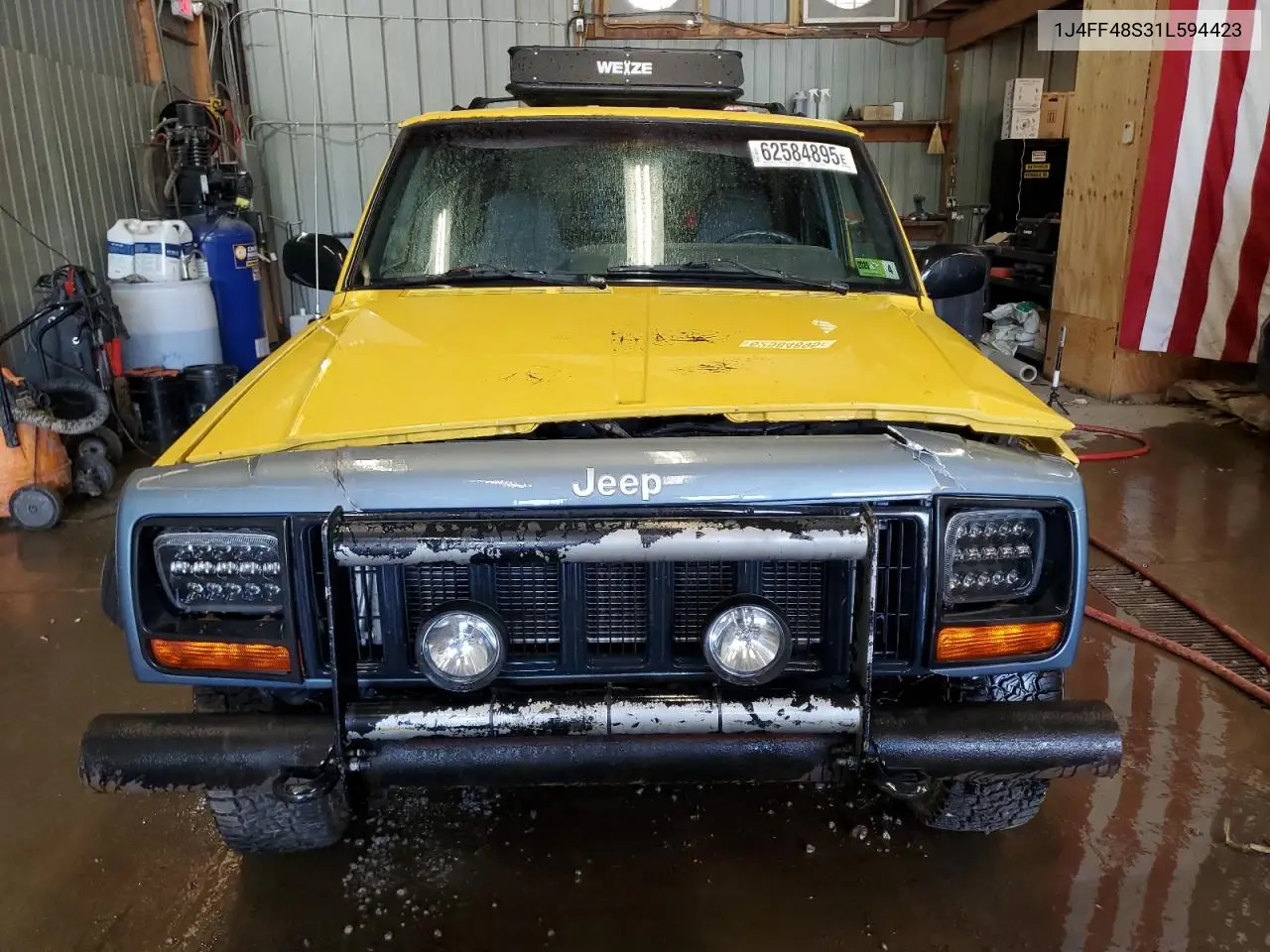 2001 Jeep Cherokee Sport VIN: 1J4FF48S31L594423 Lot: 62584895