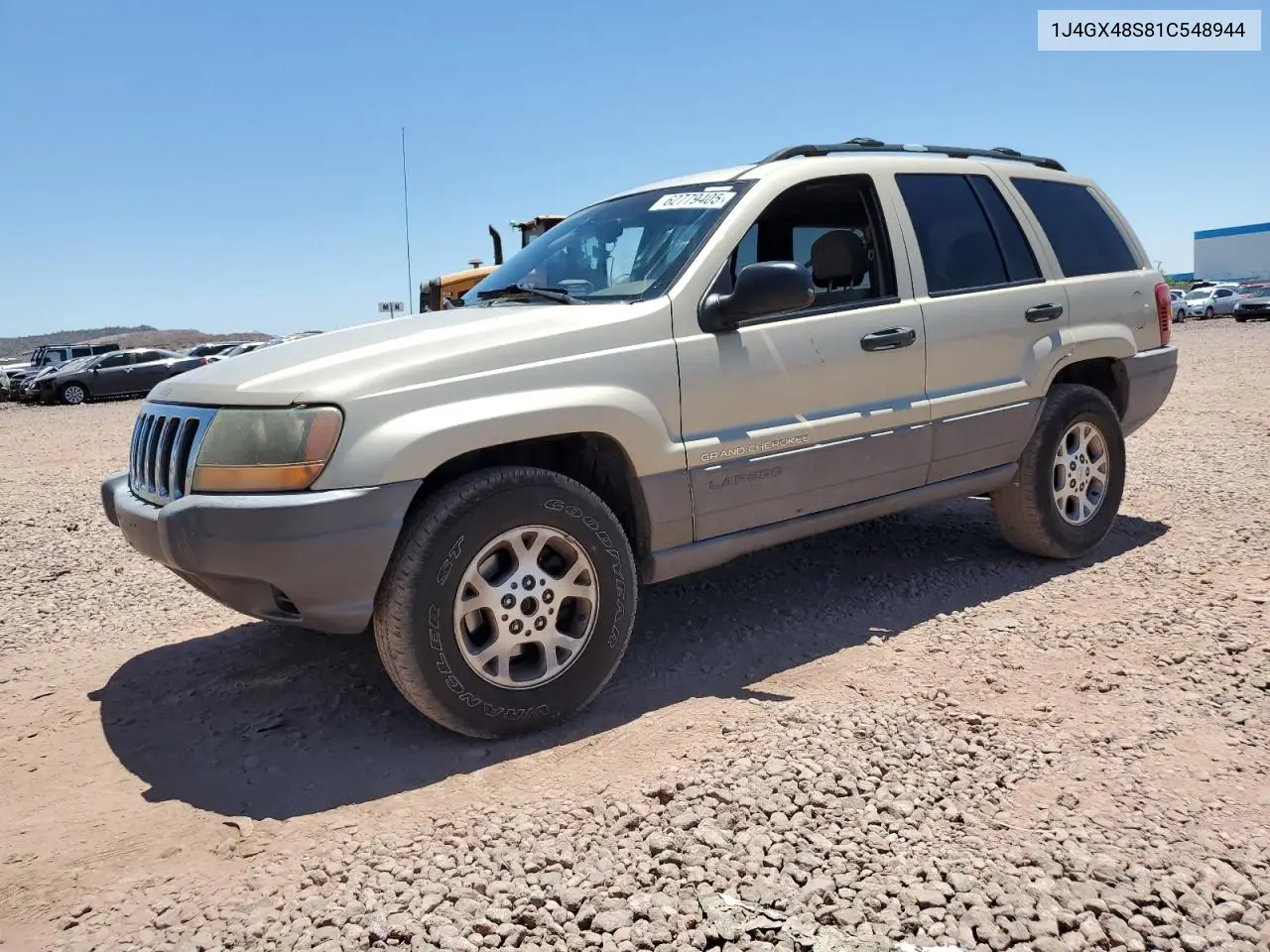 2001 Jeep Grand Cherokee Laredo VIN: 1J4GX48S81C548944 Lot: 62779405