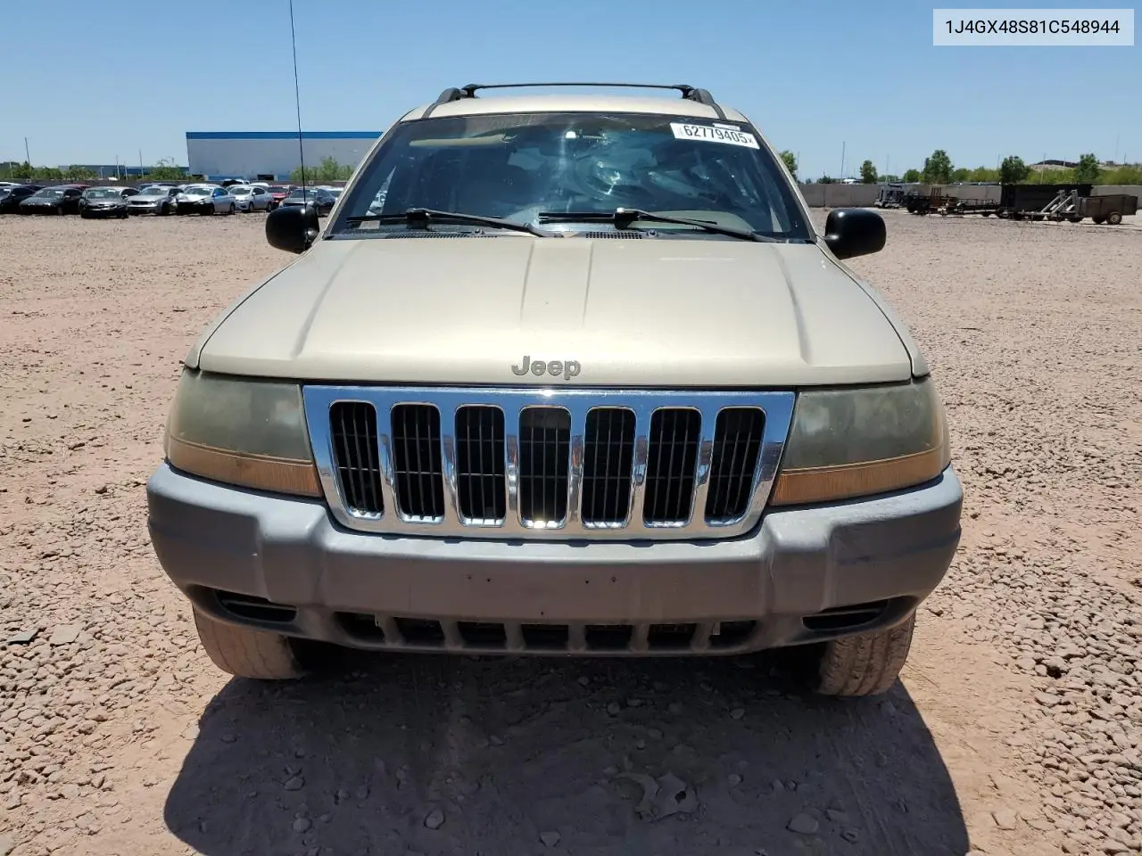 2001 Jeep Grand Cherokee Laredo VIN: 1J4GX48S81C548944 Lot: 62779405