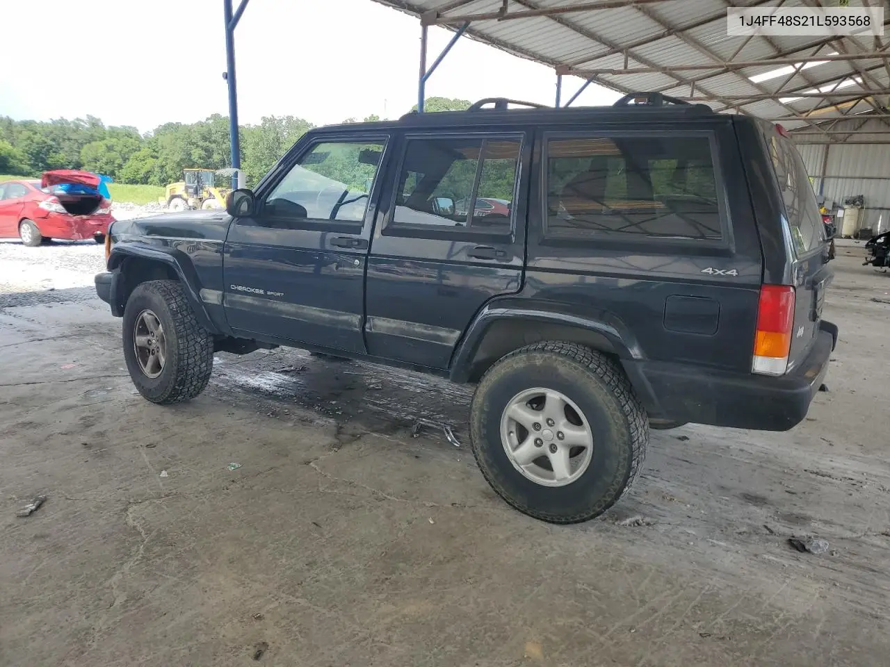 2001 Jeep Cherokee Sport VIN: 1J4FF48S21L593568 Lot: 62933355