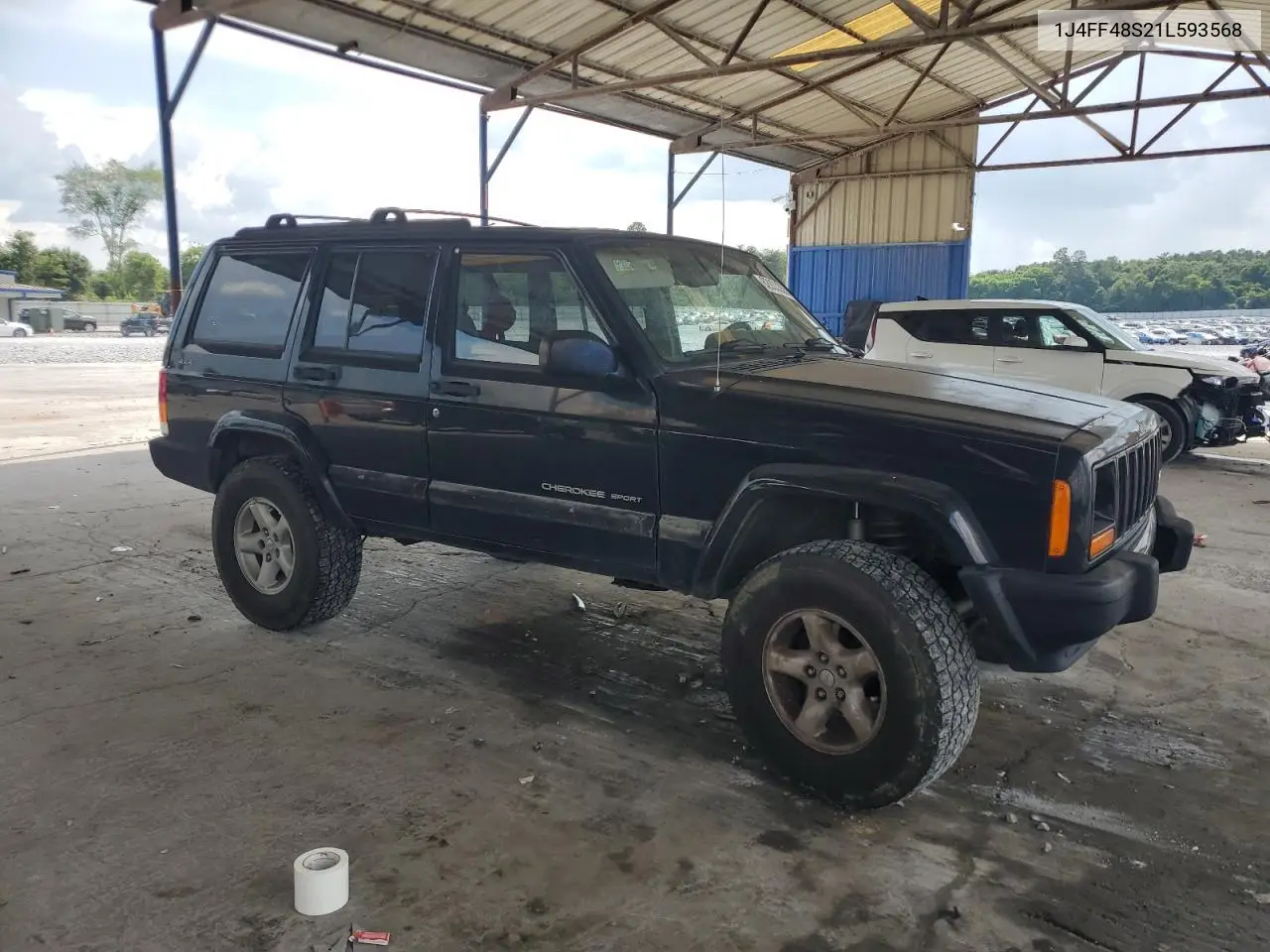 2001 Jeep Cherokee Sport VIN: 1J4FF48S21L593568 Lot: 62933355