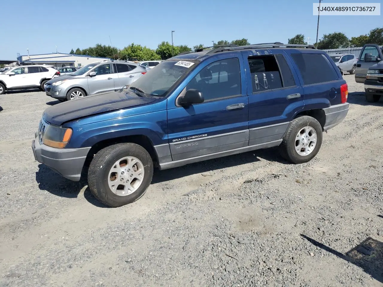 2001 Jeep Grand Cherokee Laredo VIN: 1J4GX48S91C736727 Lot: 62941485