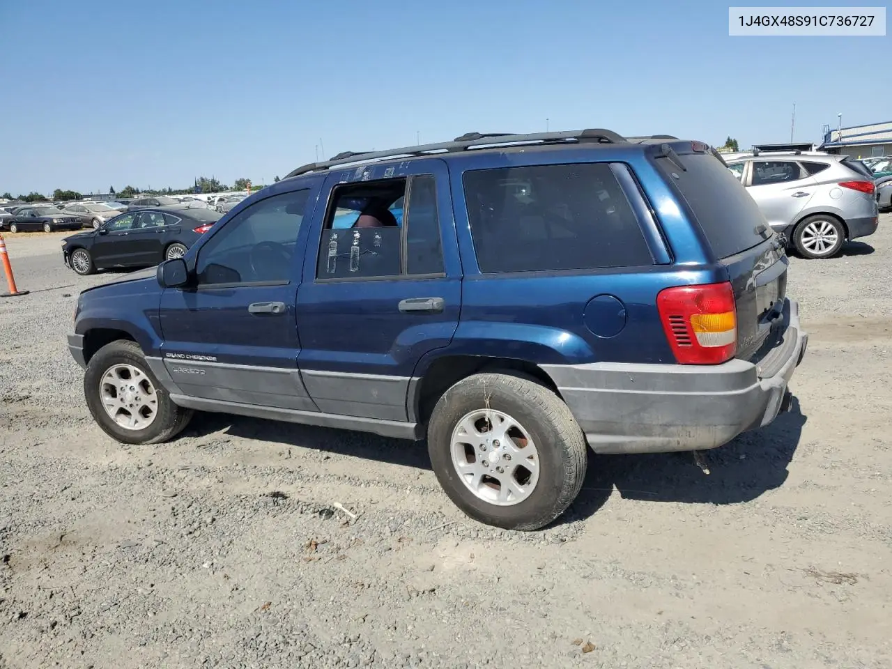2001 Jeep Grand Cherokee Laredo VIN: 1J4GX48S91C736727 Lot: 62941485